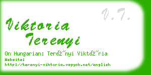 viktoria terenyi business card